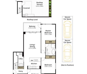 Bright & Spacious Penthouse Apartment with Private Rooftop & Bbq Area - Photo 1
