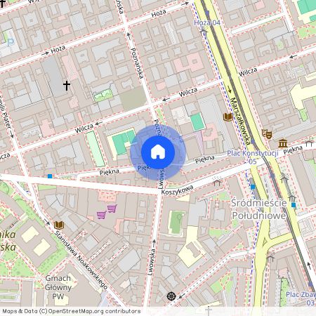 Warszawa, Śródmieście, Warszawa, Śródmieście, Piękna