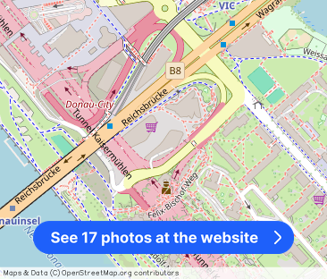 Wohnen am Wasser – Ostseitige 2 Zimmer mit Skyline- & Donau-Blick - Photo 1