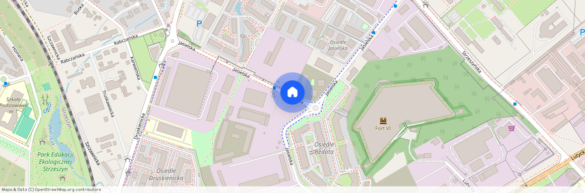 ul. Jasielska, Podolany, Jeżyce, Poznań, wielkopolskie