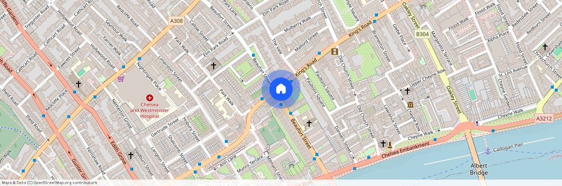 Argyll Mansions, 303-323 Kings Road, Chelsea