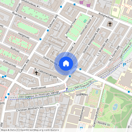 Sankt Nikolaj Vej 13, st. tv., 1954 Frederiksberg C