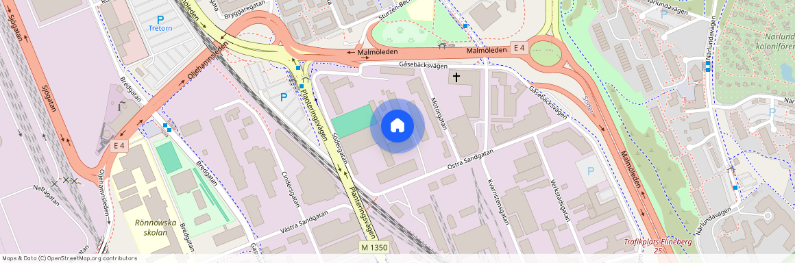 Gåsebäck, Östra sandgatan 3B