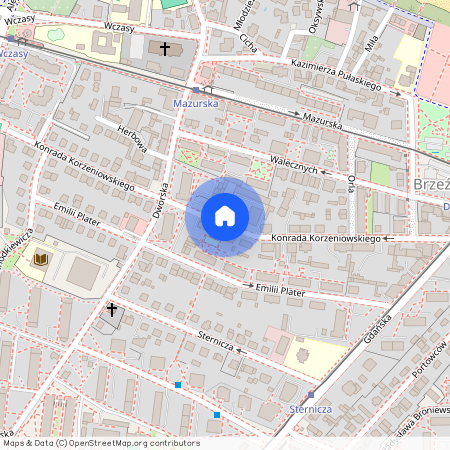 ul. Konrada Korzeniowskiego, Brzeźno, Gdańsk, pomorskie