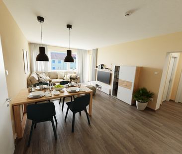 Schöne 3-Zimmer-EG-Wohnung mit Balkon! - Photo 1