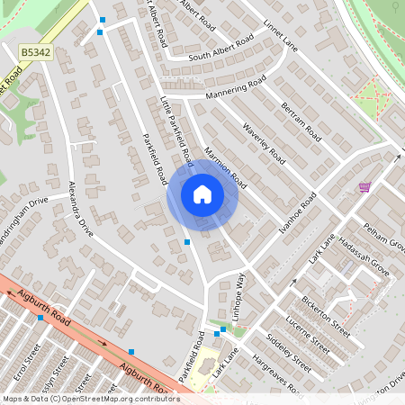 Parkfield Road, Aigburth, Liverpool, Merseyside, L17