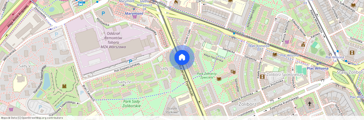 ul. ks. Jerzego Popiełuszki, Stary Żoliborz, Żoliborz, Warszawa, mazowieckie