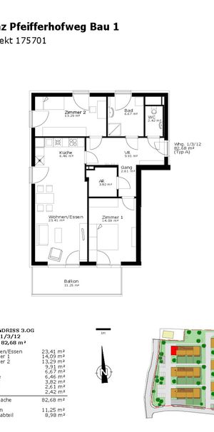 Natur genießen, Alltag vergessen – 3‑Zimmer-Wohnung mit großem Balkon - Photo 2