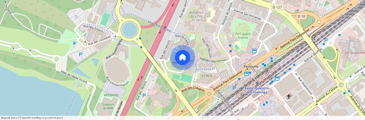 Mail des Thuyas et Mail des Tilleuls 78180 Paris