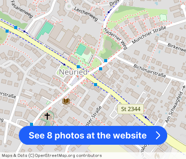 Helle 2 Zimmer-Wohnung mit Sonnen-Balkon und Einbauküche in Neuried - Photo 1