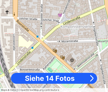 Schön möbliertes Apartment mit Balkon im Rathenauviertel - Foto 1