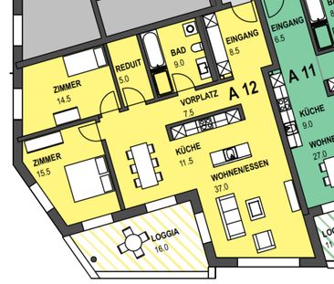 3.5 Zimmer, 113 m², EG - Photo 1