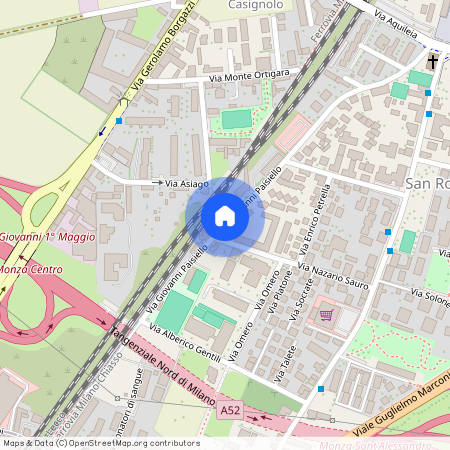 Via Giovanni Paisiello, Monza, Lombardy 20900