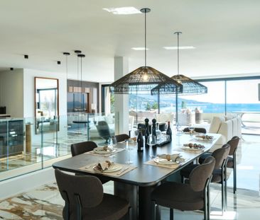 Villa contemporaine Roquebrune vue mer cinéma privé - Photo 4