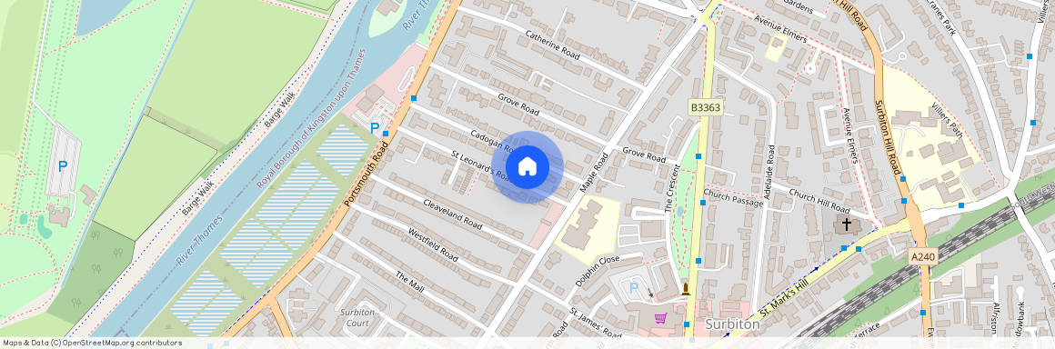 Cadogan Road, Surbiton, Surrey, KT6