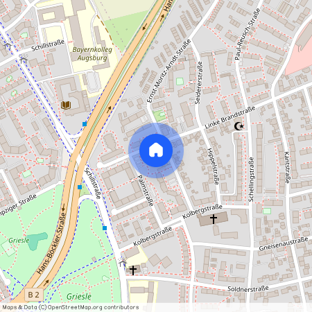 19, Ernst-Moritz-Arndt-Straße, 86167, Augsburg