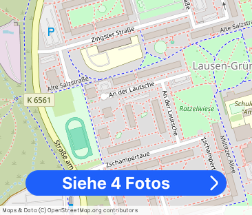 Große Wohnung mit separater Küche am Kulkwitzer See! Singleküche in... - Foto 1