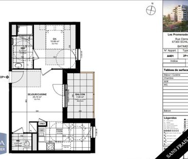 Location Appartement 2 pièces 43m² SCHILTIGHEIM 67300 - Photo 1