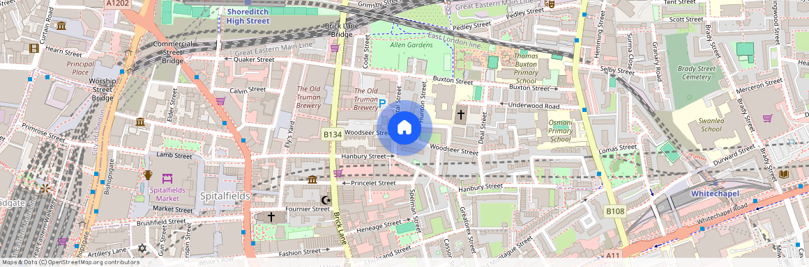 Hunton Street, Spitalfields, London. E1