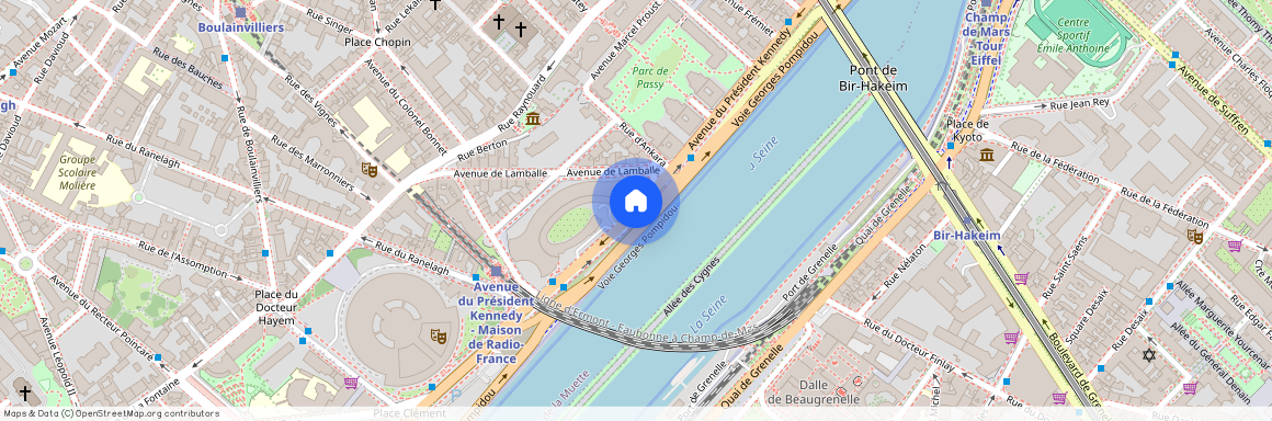 Avenue du Président Kennedy, entre Avenue René Boylesve et Rue d'Ankara 75016 Paris (16e arrondissement)