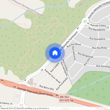 Avenida Rio Bonito, Alphaville Flamboyant Residencial Araguaia, Goiânia - GO, 74884-527, Brazil