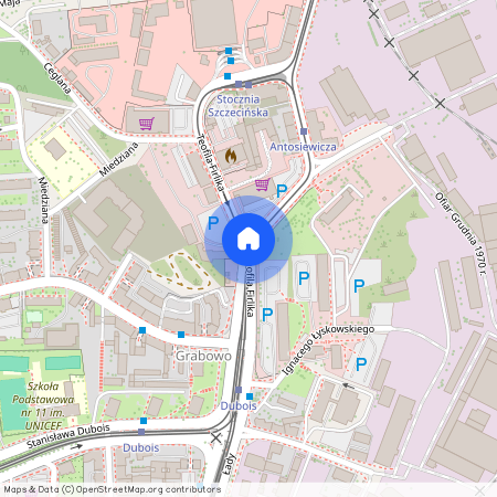 ul. Teofila Firlika, Drzetowo-Grabowo, Śródmieście, Szczecin, zachodniopomorskie