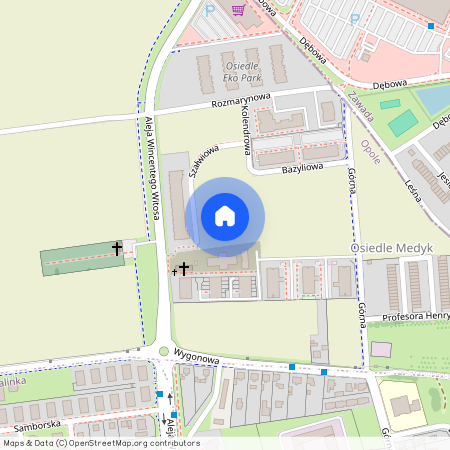 ul. Szałwiowa, Gosławice, Opole, opolskie