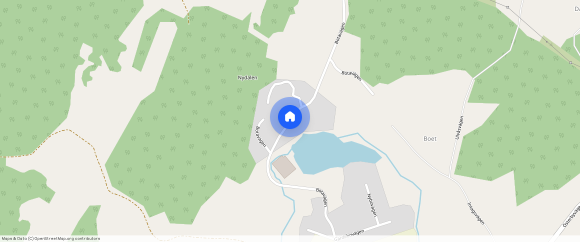 Botavägen, Kungsäter