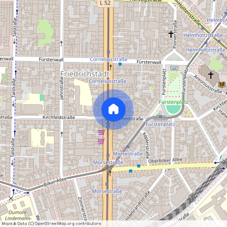 Corneliussstraße 88 Düsseldorf Friedrichstadt Nordrhein-Westfalen 40215