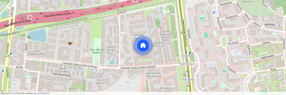ul. Powstańców Śląskich, Górce, Bemowo, Warszawa, mazowieckie