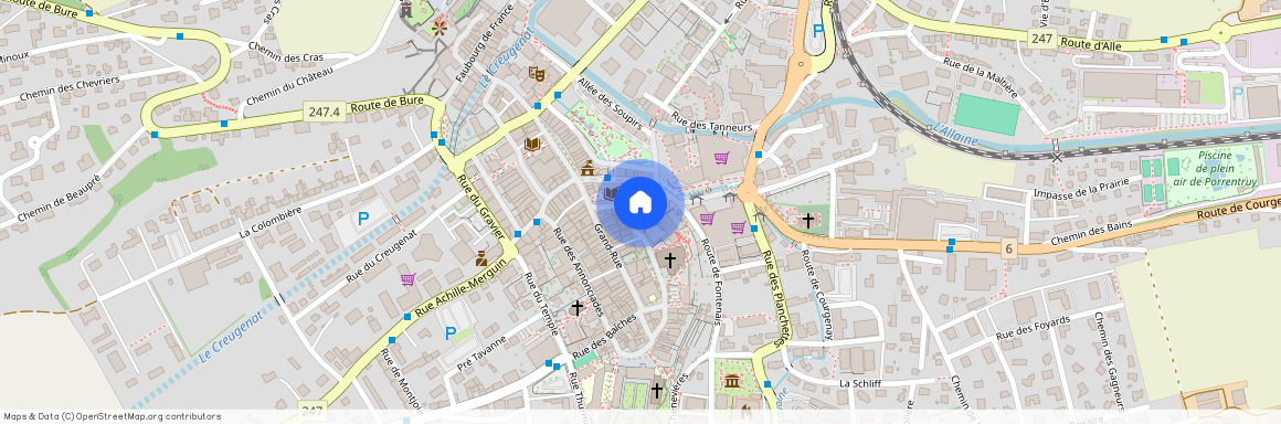 3, Rue de l'Eglise, Porrentruy, District de Porrentruy, Jura, 2900, Schweiz/Suisse/Svizzera/Svizra