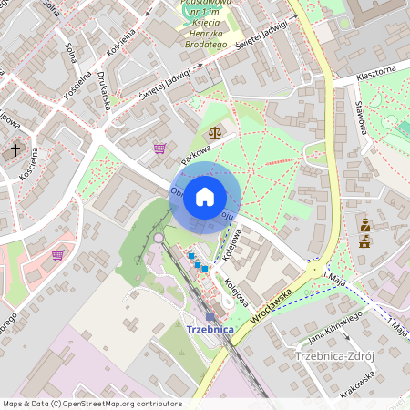 ul. Obrońców Pokoju, Trzebnica, Trzebnica, trzebnicki, dolnośląskie