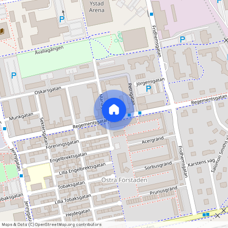 Ystad, Skåne, Regementsgatan 19 B