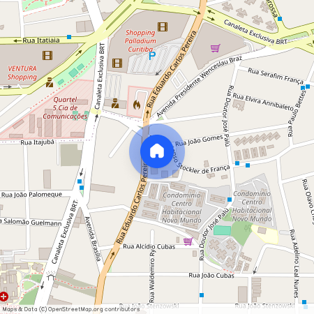 Rua Eduardo Carlos Pereira, 4001, Novo Mundo, PR, Curitiba