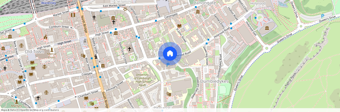 Viewcraig Gardens, Holyrood, Edinburgh, EH8