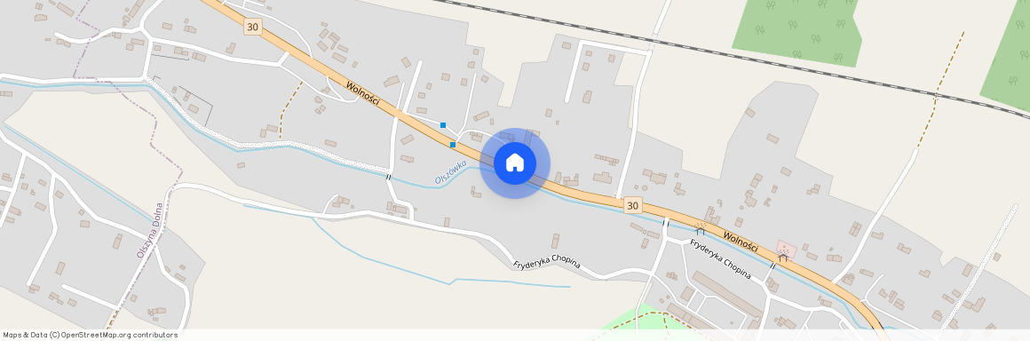 ul. Wolności, Olszyna, Olszyna, lubański, dolnośląskie