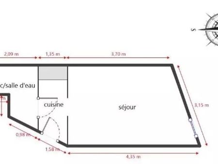 Location Appartement 1 pièces 21 m2 à Aubagne - Photo 4