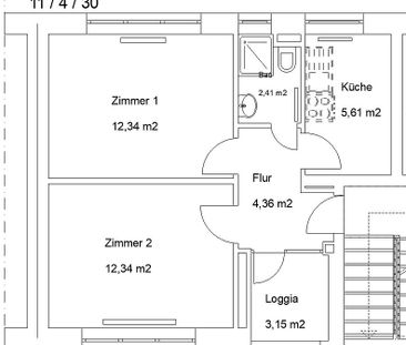 Klein aber fein, 2 ZKB mit Loggia! - Photo 2