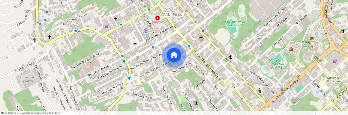 Rua Antonio Candido De Figueiredo, 130, Blumenau, Blumenau - SC, 89035-310, Brazil