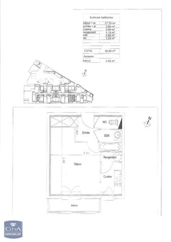 Location Appartement 1 pièce 30m² DOUAI 59500 - Photo 2