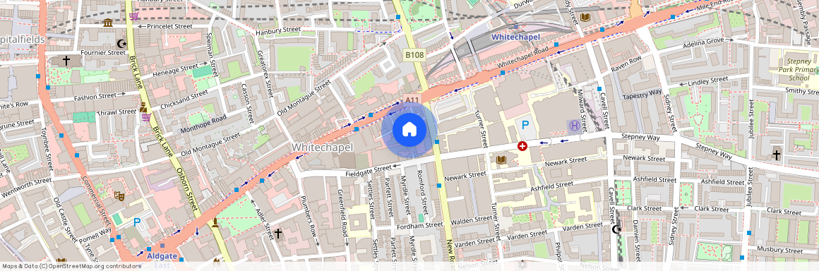 New Road, Whitechapel, E1, London