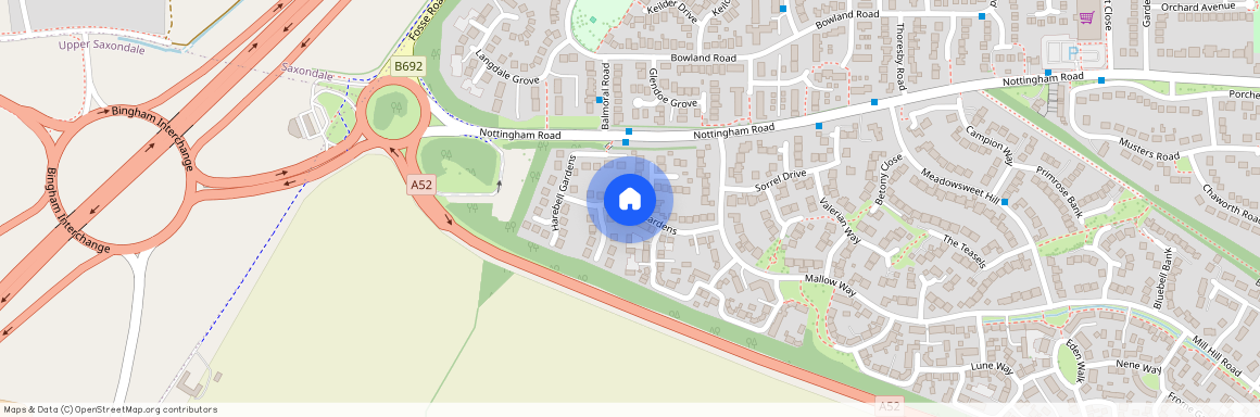 Harebell Gardens, Bingham, Nottingham