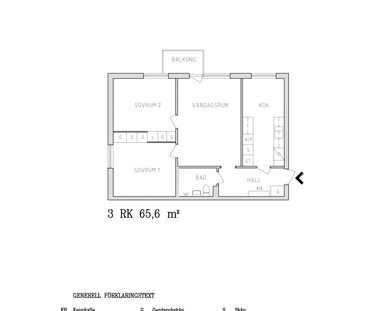 Centrum 2 B, våning 1 - Foto 1