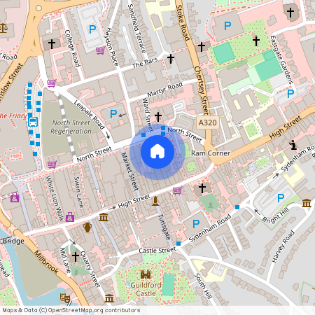 Quakers Court, North Street, Guildford, Surrey, GU1