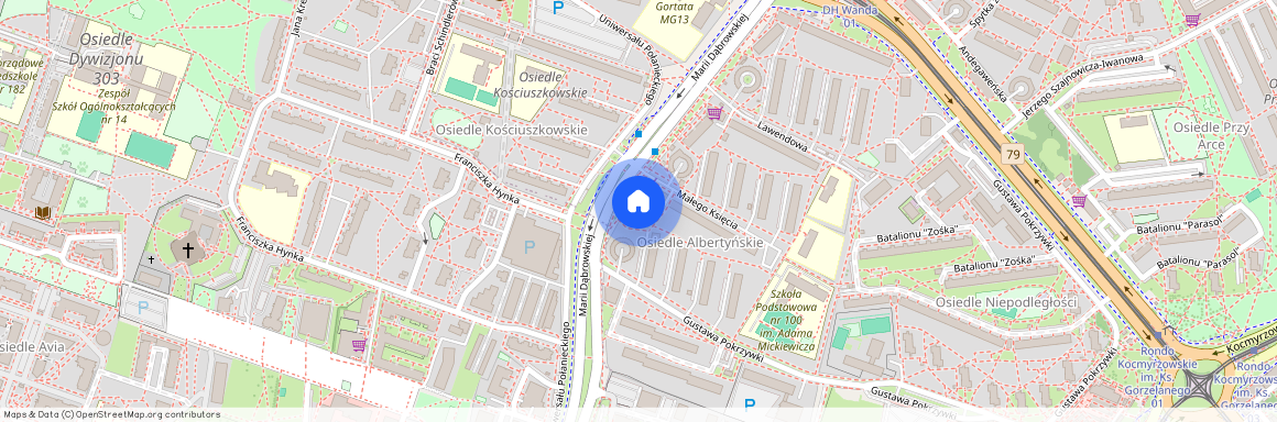 ul. Uniwersału Połanieckiego, Bieńczyce, Bieńczyce, Kraków, małopolskie