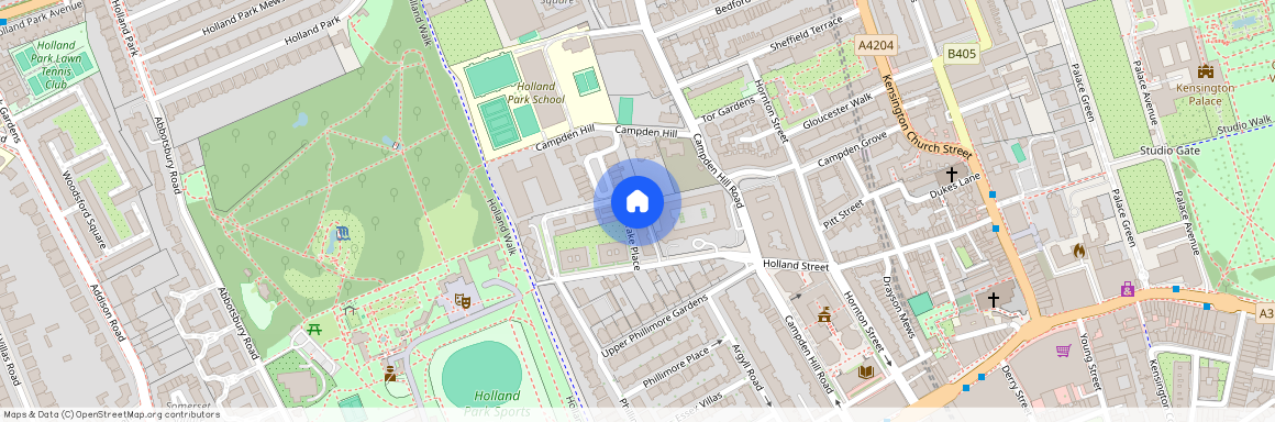 Duchess Of Bedford House, Kensington, London, W8