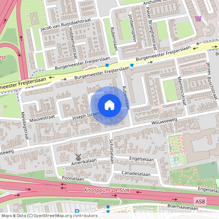 Herreweg, 4703 CM, Joseph Israëlsstraat, Roosendaal