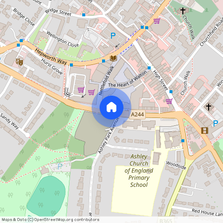 at Walton Court, Station Avenue, Station Avenue KT12