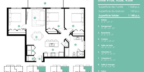 Appartement Salaberry-de-Valleyfield � Louer - Photo 3