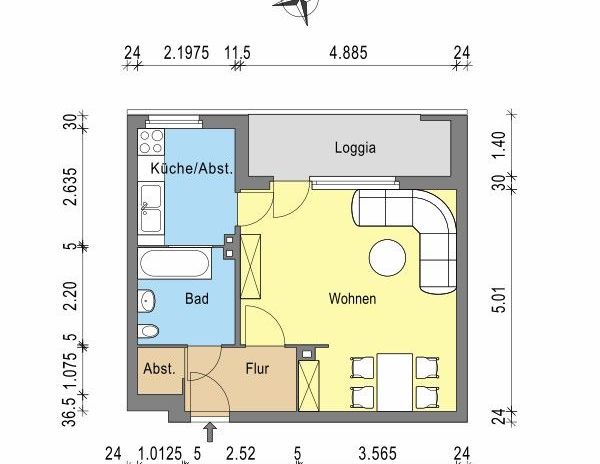 Sanierte Wohnung sucht Mitbewohner - Foto 1